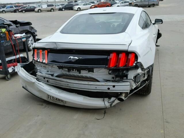 1FA6P8TH6F5350031 - 2015 FORD MUSTANG WHITE photo 9