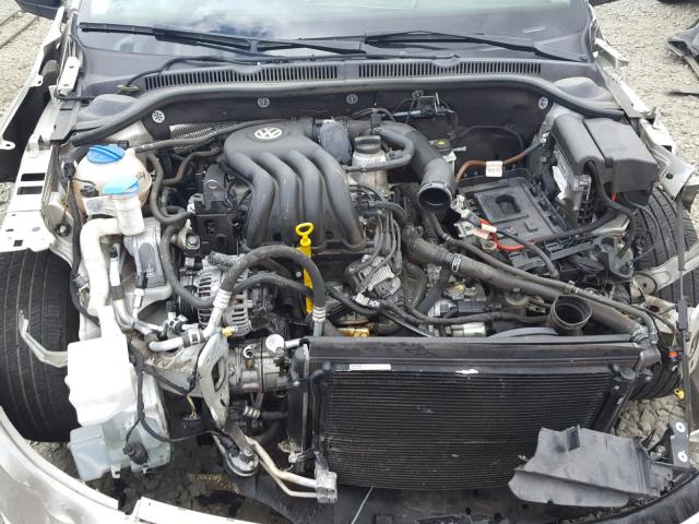 3VW2K7AJ1EM250531 - 2014 VOLKSWAGEN JETTA BASE ოქროსფერი ფოტო 7