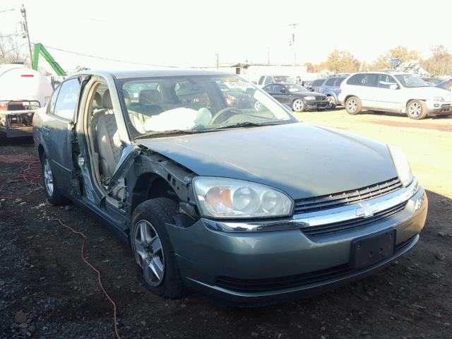 1G1ZT52845F137549 - 2005 CHEVROLET MALIBU LS GREEN photo 1