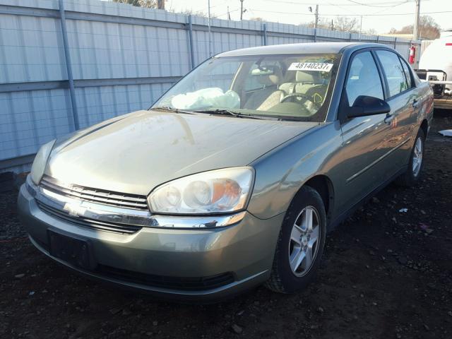 1G1ZT52845F137549 - 2005 CHEVROLET MALIBU LS GREEN photo 2