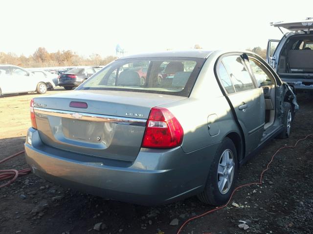 1G1ZT52845F137549 - 2005 CHEVROLET MALIBU LS 绿色 照片 4