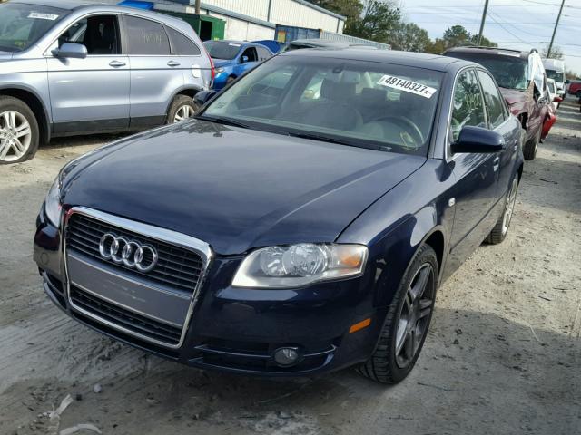 WAUDF78E46A245392 - 2006 AUDI A4 2.0T QU BLUE photo 2