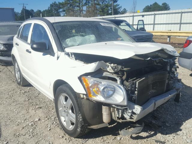 1B3HB48B58D655416 - 2008 DODGE CALIBER SX WHITE photo 1