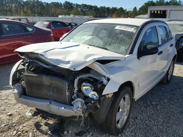 1B3HB48B58D655416 - 2008 DODGE CALIBER SX WHITE photo 2