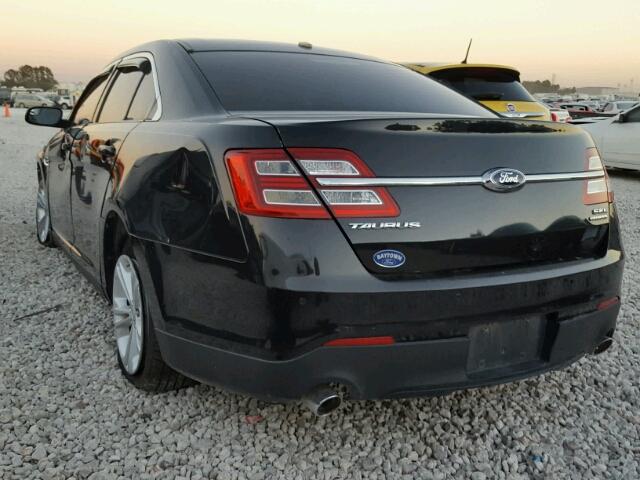 1FAHP2E82EG115079 - 2014 FORD TAURUS SEL BLACK photo 3