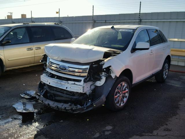 2FMDK39C98BA72637 - 2008 FORD EDGE LIMIT WHITE photo 2