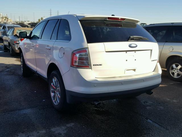 2FMDK39C98BA72637 - 2008 FORD EDGE LIMIT WHITE photo 3