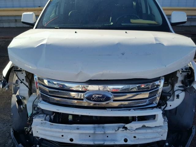 2FMDK39C98BA72637 - 2008 FORD EDGE LIMIT WHITE photo 7