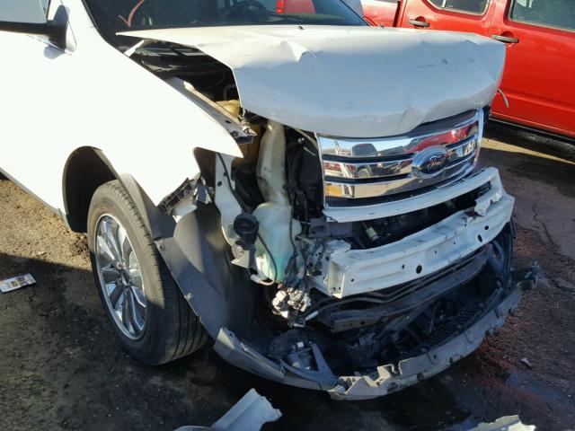 2FMDK39C98BA72637 - 2008 FORD EDGE LIMIT WHITE photo 9