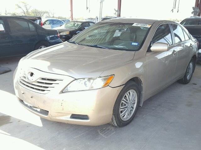 4T1BE46K79U871800 - 2009 TOYOTA CAMRY BASE GOLD photo 2