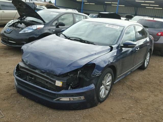 1VWCP7A33CC028661 - 2012 VOLKSWAGEN PASSAT SEL BLUE photo 2