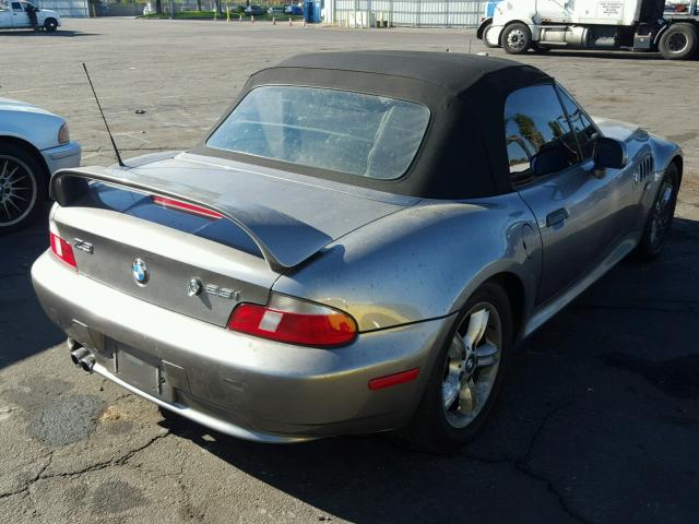 WBACN334X1LM01941 - 2001 BMW Z3 2.5 GRAY photo 4