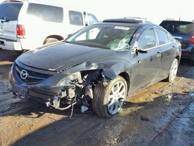 1YVHP82B995M27733 - 2009 MAZDA 6 S BLACK photo 2