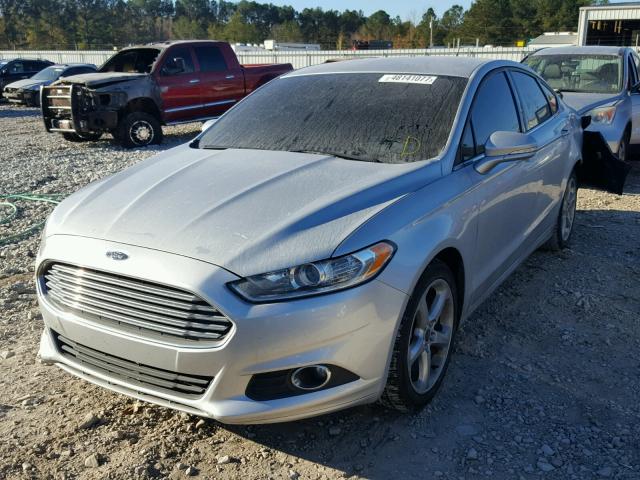 3FA6P0H97FR203054 - 2015 FORD FUSION SE SILVER photo 2