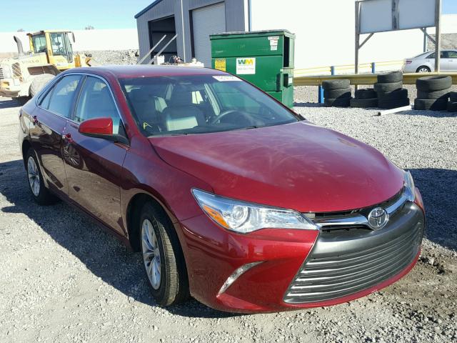 4T1BF1FK4GU592149 - 2016 TOYOTA CAMRY LE RED photo 1