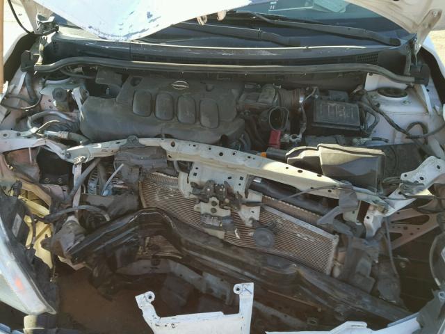 3N1BC1AP8BL484638 - 2011 NISSAN VERSA S WHITE photo 7