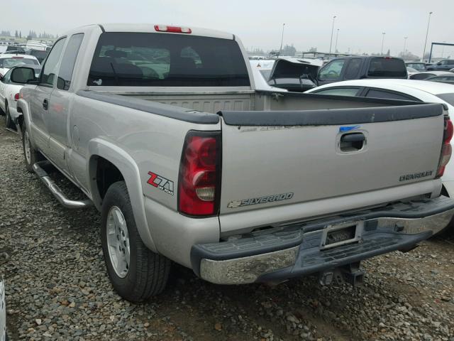 1GCEK19Z75Z160192 - 2005 CHEVROLET SILVERADO GRAY photo 3