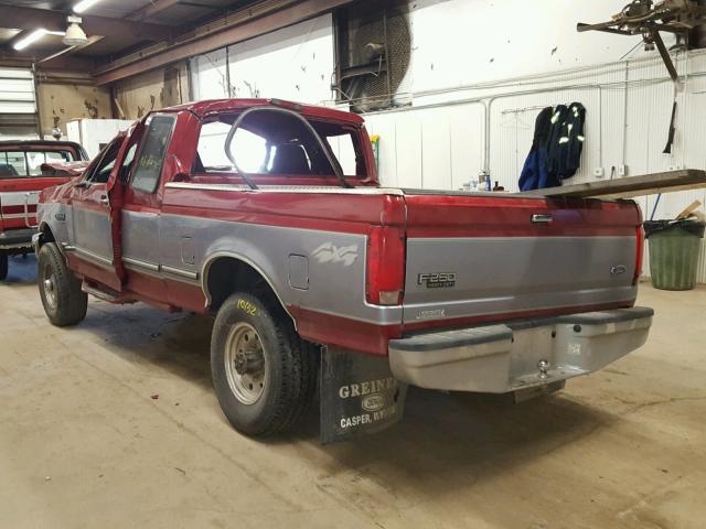 1FTHX26F8VEA44912 - 1997 FORD F250 RED photo 3