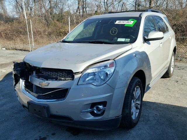 2GNFLGEK0E6113246 - 2014 CHEVROLET EQUINOX LT TAN photo 2