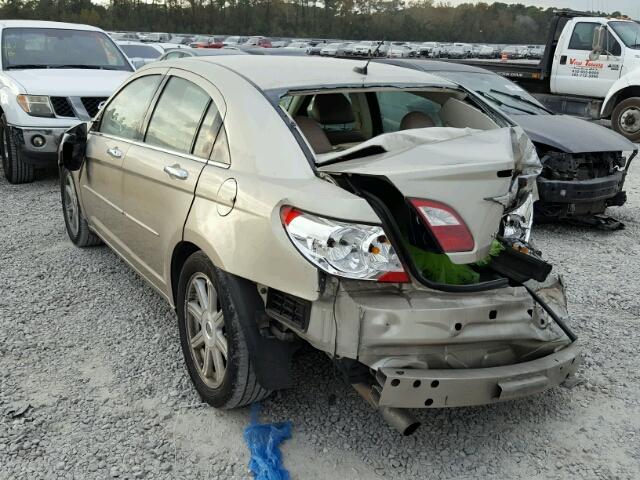 1C3LC66MX7N564080 - 2007 CHRYSLER SEBRING LI GOLD photo 3