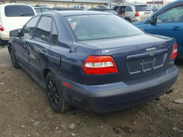 YV1VS295X2F872576 - 2002 VOLVO S40 1.9T BLUE photo 3