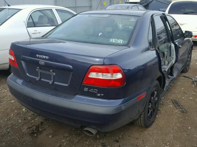 YV1VS295X2F872576 - 2002 VOLVO S40 1.9T BLUE photo 4