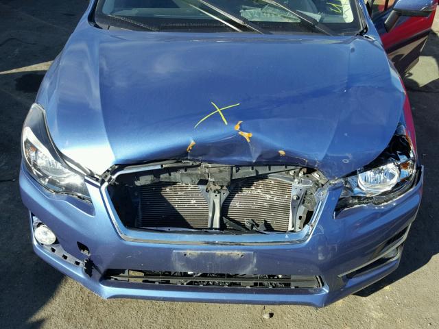 JF1GPAU68F8205080 - 2015 SUBARU IMPREZA SP BLUE photo 7