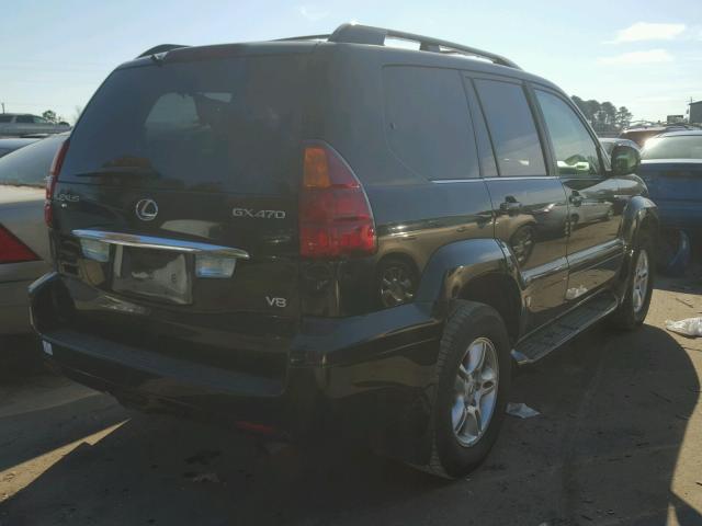 JTJBT20X060101845 - 2006 LEXUS GX 470 BLACK photo 4