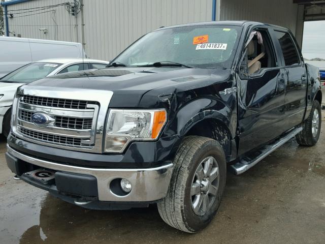 1FTFW1EF6DFD74644 - 2013 FORD F150 SUPER BLACK photo 2