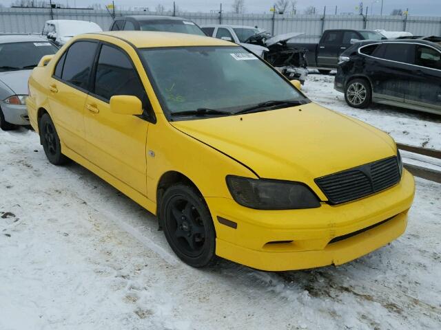 JA3AJ86E73U606622 - 2003 MITSUBISHI LANCER OZ YELLOW photo 1