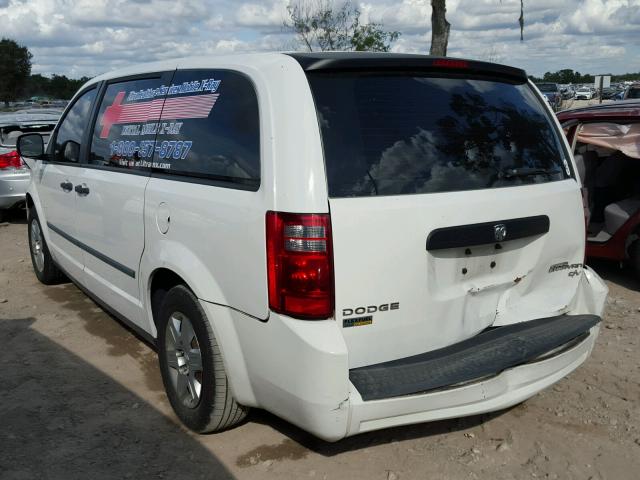 2D4CN1AE8AR396350 - 2010 DODGE GRAND CARA WHITE photo 3