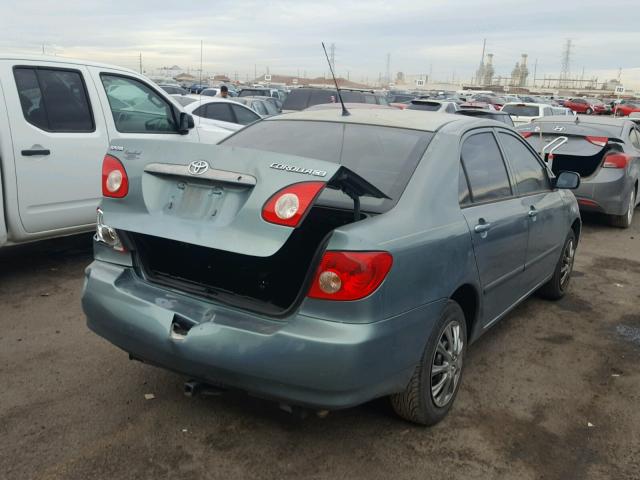 1NXBR32E67Z813124 - 2007 TOYOTA COROLLA CE GREEN photo 4