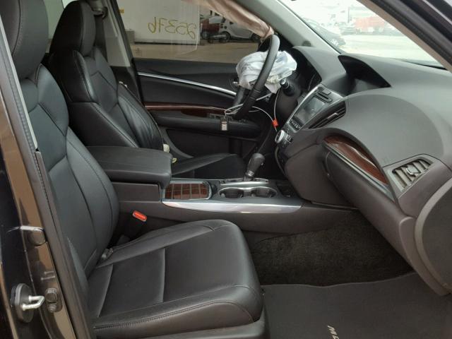 5FRYD4H63FB004589 - 2015 ACURA MDX TECHNO GRAY photo 5