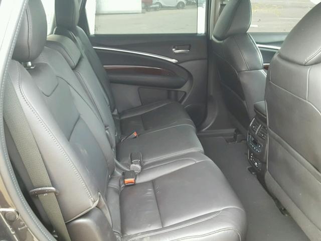 5FRYD4H63FB004589 - 2015 ACURA MDX TECHNO GRAY photo 6