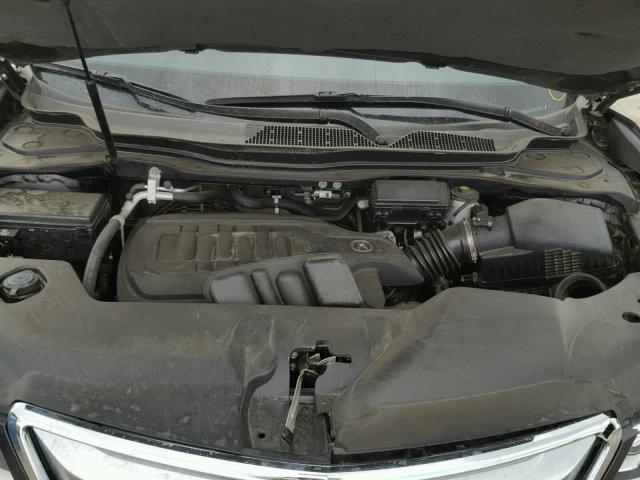 5FRYD4H63FB004589 - 2015 ACURA MDX TECHNO GRAY photo 7
