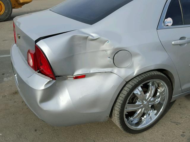 1G1ZG57B49F157170 - 2009 CHEVROLET MALIBU LS SILVER photo 9