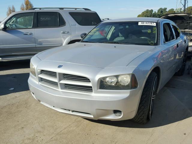 2B3KA43R37H606942 - 2007 DODGE CHARGER SE SILVER photo 2