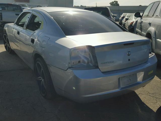 2B3KA43R37H606942 - 2007 DODGE CHARGER SE SILVER photo 3