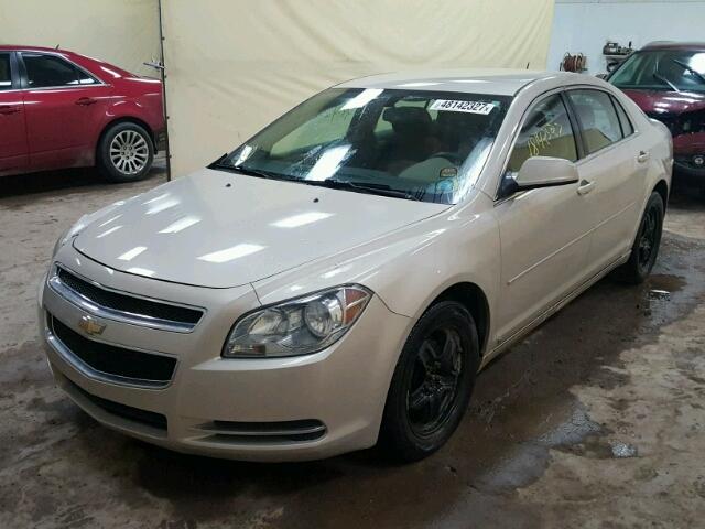 1G1ZH57B99F247296 - 2009 CHEVROLET MALIBU 1LT TAN photo 2