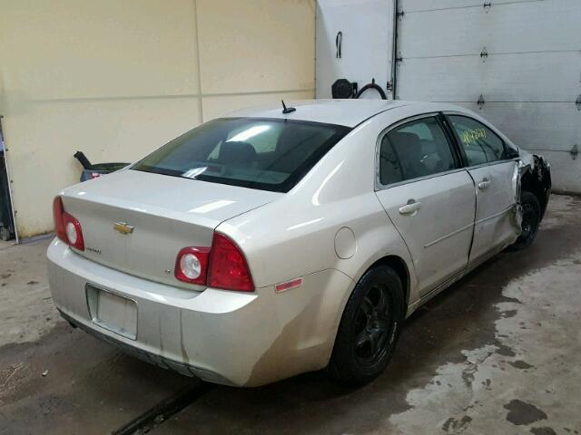 1G1ZH57B99F247296 - 2009 CHEVROLET MALIBU 1LT TAN photo 4