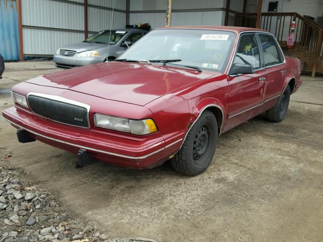 3G4AG55M6RS605876 - 1994 BUICK CENTURY SP MAROON photo 2