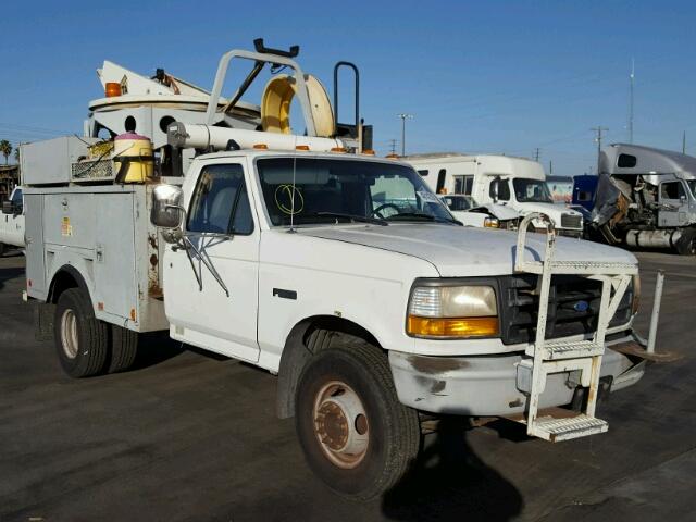 1FDLF47G1TEB18910 - 1996 FORD F SUPER DU WHITE photo 1