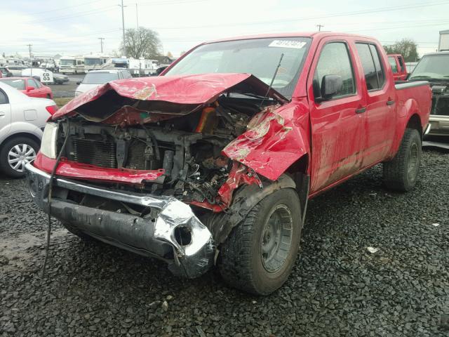 1N6AD07WX6C417357 - 2006 NISSAN FRONTIER C RED photo 2