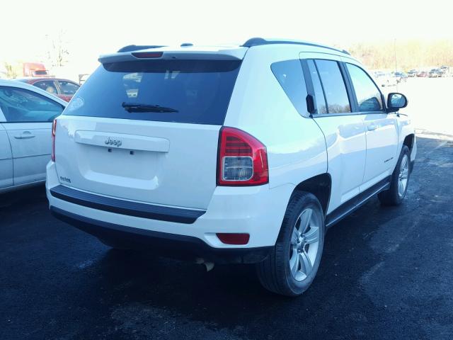 1C4NJCBBXDD258186 - 2013 JEEP COMPASS SP WHITE photo 4