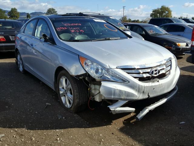 5NPEC4AC6DH521746 - 2013 HYUNDAI SONATA SE SILVER photo 1