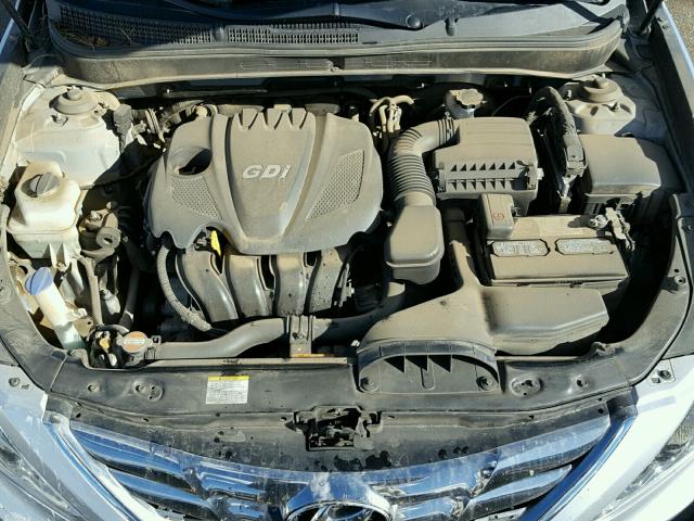 5NPEC4AC6DH521746 - 2013 HYUNDAI SONATA SE SILVER photo 7