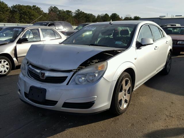 1G8ZS57B89F183223 - 2009 SATURN AURA XE SILVER photo 2