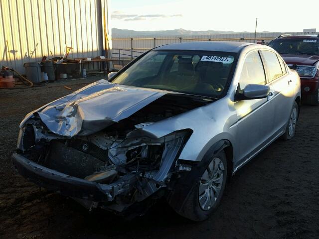 1HGCP26379A018848 - 2009 HONDA ACCORD LX SILVER photo 2