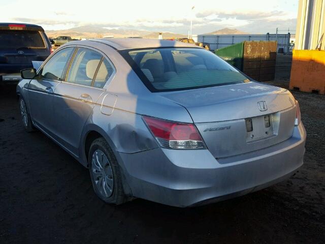 1HGCP26379A018848 - 2009 HONDA ACCORD LX SILVER photo 3