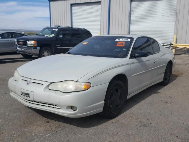 2G1WX12K039452849 - 2003 CHEVROLET MONTE CARL თეთრი ფოტო 2